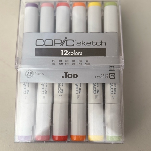 Copic Sketch 12-Color Marker Set - Picture 1 of 8